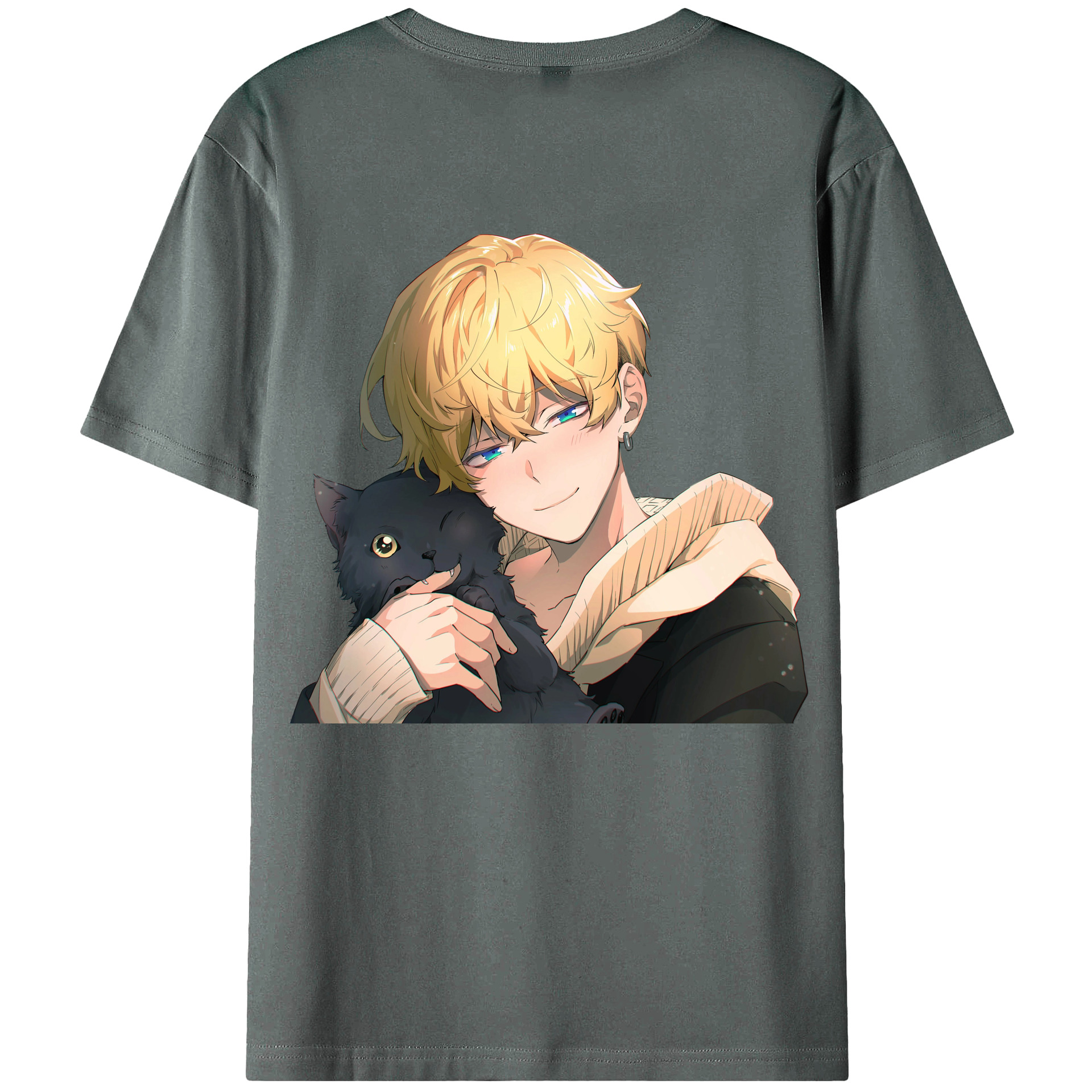 （画像用） 東京リベンジャーズ Tokyo Revengers 綿100％ メンズ半袖Tシャツ（バックプリント） 通気性